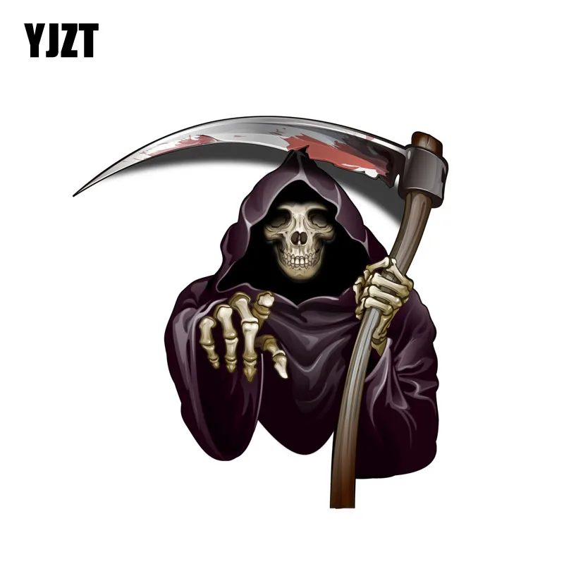 YJZT 11.4CM*11.8CM Creative Death Skull Decal Helmet Motorcycle Car Sticker 6-2343
YJZT 11.4CM*11.8CM Creative Death Skull Decal Helmet Motorcycle Car Sticker 6-2343