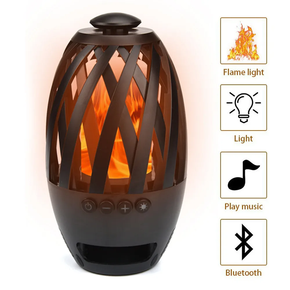 LED Flame Lamp Bluetooth Speaker touch Soft Light For iPhone Android holiday gift MP3 player for xiaomi for huawei for samsung
LED Flame Lamp Bluetooth Speaker touch Soft Light For iPhone Android holiday gift MP3 player for xiaomi for huawei for samsung