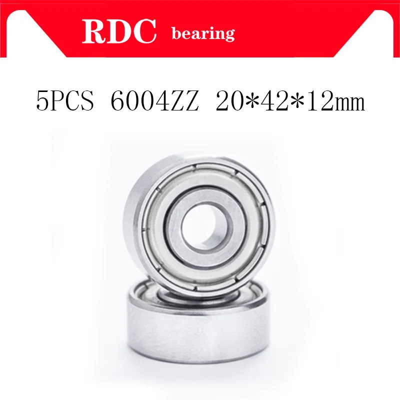5PCS ABEC-5 6004ZZ 6004Z 6004 ZZ ball bearing 20x42x12mm High quality deep groove ball bearing Mini Miniature Ball Bearing
5PCS ABEC-5 6004ZZ 6004Z 6004 ZZ ball bearing 20x42x12mm High quality deep groove ball bearing Mini Miniature Ball Bearing