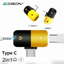 QIBOY Type C To 3.5mm Jack Headphone Audio Cable For Xiaomi 8 mi6 mix2 USB Cable Earphone AUX 3.5 Adapter 2 in1 splitter Charger
QIBOY Type C To 3.5mm Jack Headphone Audio Cable For Xiaomi 8 mi6 mix2 USB Cable Earphone AUX 3.5 Adapter 2 in1 splitter Charger