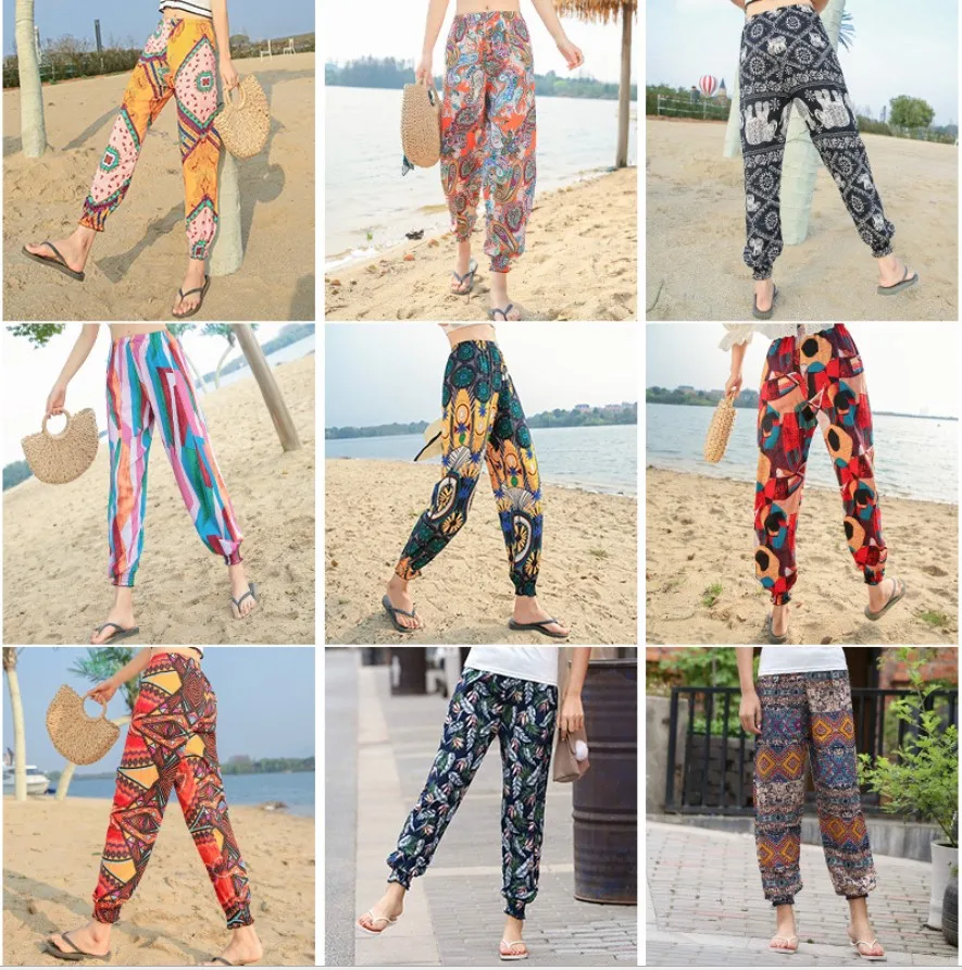 Chic Mens Low Waist Slim Fit Korean Ninth Pants Summer Casual Floral Trouser New