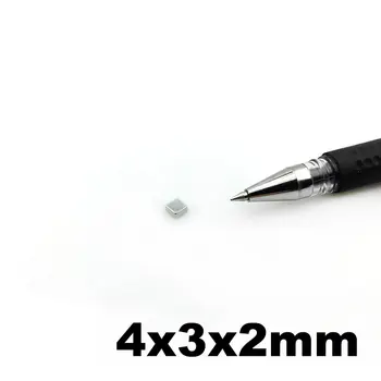 NdFeB Block magnets 4x3x2 mm for DIY Mounting Plate Strong Neodymium Permanent Magnets Rare Earth Industry Magnetics N35
NdFeB Block magnets 4x3x2 mm for DIY Mounting Plate Strong Neodymium Permanent Magnets Rare Earth Industry Magnetics N35