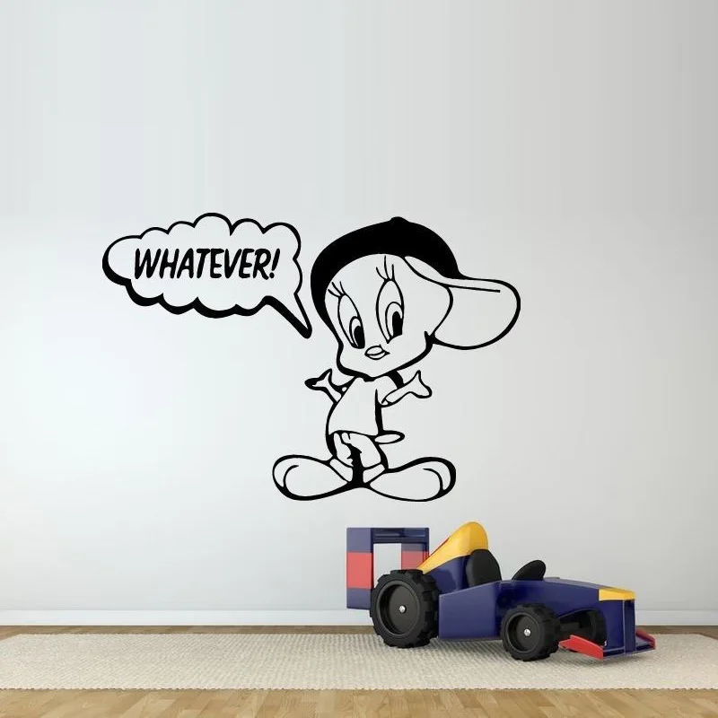 Tweety Whatever Bird Wall Stickers for Nursery Children Kids Room Wall Decals Babies Bedroom Decoration for Home Murals YY177
Tweety Whatever Bird Wall Stickers for Nursery Children Kids Room Wall Decals Babies Bedroom Decoration for Home Murals YY177