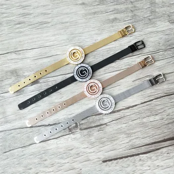 4Pcs Copper mirco pave cz zircon letter G Pendants,Chic circle charms big initials Strap bracelet jewelry Findings BG191
4Pcs Copper mirco pave cz zircon letter G Pendants,Chic circle charms big initials Strap bracelet jewelry Findings BG191