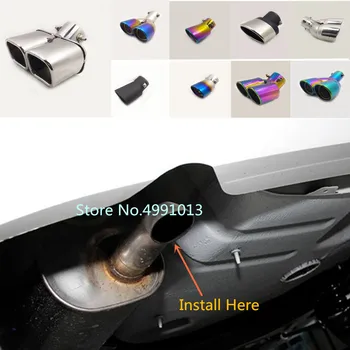 car cover muffler exterior rear back end pipe dedicate exhaust tip tail outlet ornament vent 1pcs For Peugeot 307 2016 2017 2018 
car cover muffler exterior rear back end pipe dedicate exhaust tip tail outlet ornament vent 1pcs For Peugeot 307 2016 2017 2018