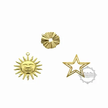 vinatge style raw brass sun star round stamping pendant charm DIY supplies findings 1800364
vinatge style raw brass sun star round stamping pendant charm DIY supplies findings 1800364