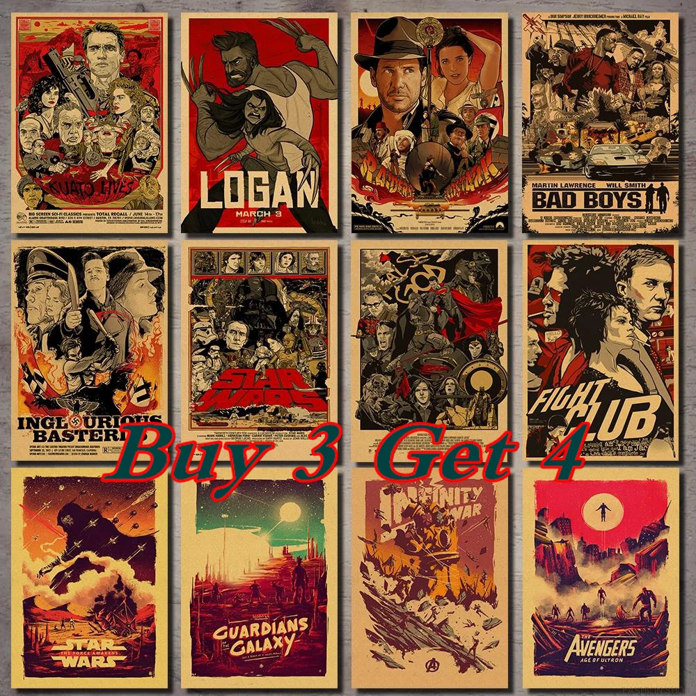 Marvel Movie Poster Classic Movie Poster Vintage Decorative Painting Wall Sticker Kraft Paper Poster Retro Poster Wall Sticker
Marvel Movie Poster Classic Movie Poster Vintage Decorative Painting Wall Sticker Kraft Paper Poster Retro Poster Wall Sticker
