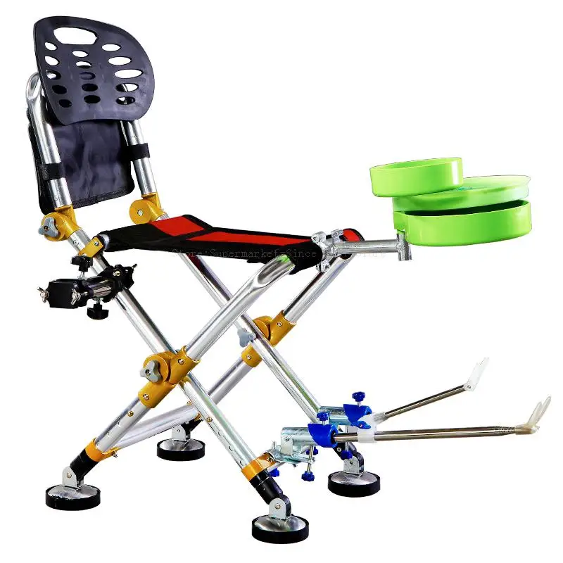 Aluminum Alloy Wild Fishing Lightweight Portable Folding Chair Lift Bold All-terrain Multifunctional Fishing Chair
Aluminum Alloy Wild Fishing Lightweight Portable Folding Chair Lift Bold All-terrain Multifunctional Fishing Chair