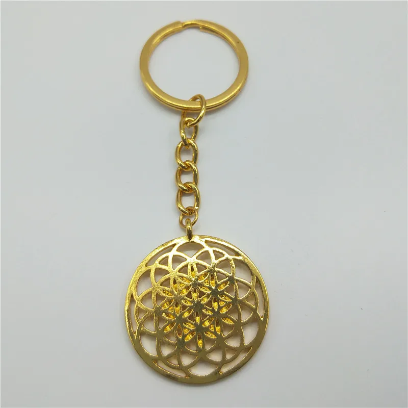 Seed Of Life Keychain Geometric Sacred Geometry Flower of life & Graducation Jewellery | Украшения и аксессуары