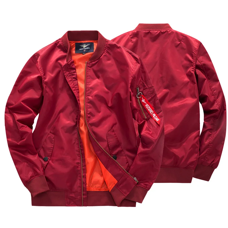MA1 Bomber Jackets Mens Ari Force Jaqueta Masculina Asian Casual Military Army Coat Flight Pilot Jacket For men Air Force One
MA1 Bomber Jackets Mens Ari Force Jaqueta Masculina Asian Casual Military Army Coat Flight Pilot Jacket For men Air Force One