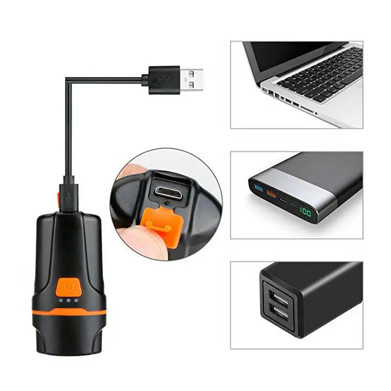 Bicycle light Sets Waterproof LED Rear Tail Safety Warning Cycling Light 1200 Lumens USB Rechargeable Headlight Front Light Sets (3)