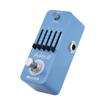 MOOER Graphic G Mini Guitar Equalizer Effect Pedal 5-Band EQ True Bypass Full Metal Shell
MOOER Graphic G Mini Guitar Equalizer Effect Pedal 5-Band EQ True Bypass Full Metal Shell