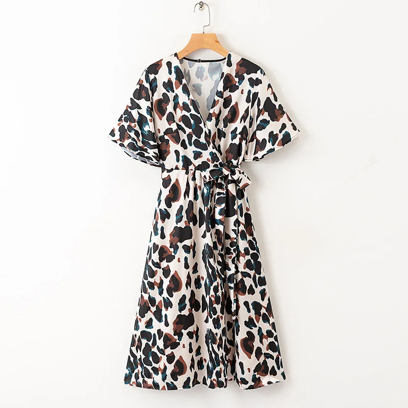 2019 summer dress casual short sleeve long dress printing women dress black womens clothing lace-up dress vestidos
2019 summer dress casual short sleeve long dress printing women dress black womens clothing lace-up dress vestidos