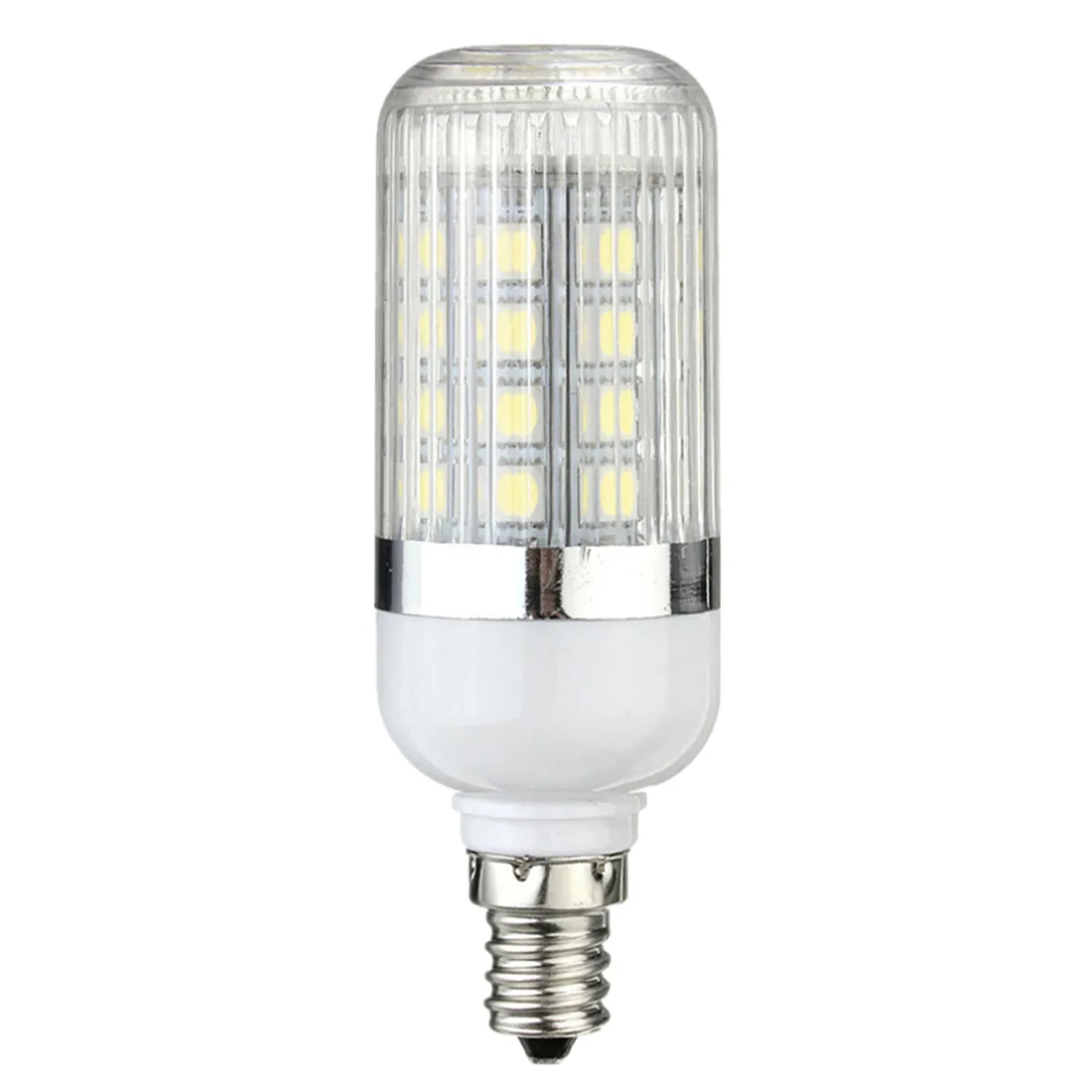 

E12 5W Non Dimmable 36 SMD 5050 LED Corn Light Bulb Lamp Color Temperature:Pure White(6000-6500K) Amount:10 Pcs