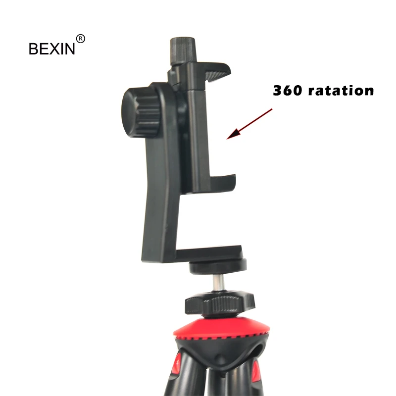 BEXIN Tripod Mount Adapter Cell Phone Clipper Vertical Bracket Smartphone Clip Holder 360 Rotate for iPhone Samsung Xiaomi
BEXIN Tripod Mount Adapter Cell Phone Clipper Vertical Bracket Smartphone Clip Holder 360 Rotate for iPhone Samsung Xiaomi