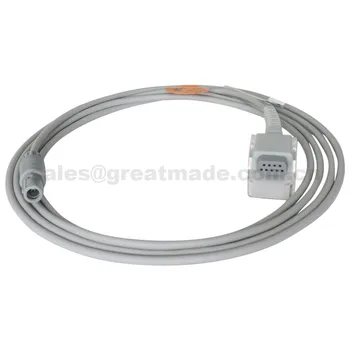 Use with Mindray Use with Nellcor Non-Oximax spo2 sensor Spo2 Adapte Cable 6 PIN (dual bits , 40 degree ) to DB9F
Use with Mindray Use with Nellcor Non-Oximax spo2 sensor Spo2 Adapte Cable 6 PIN (dual bits , 40 degree ) to DB9F