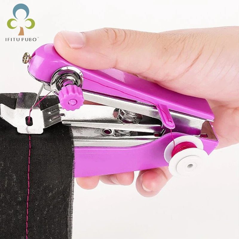 Portable Mini Sewing Machines Needlework Cordless Hand-Held Clothes Convenient Sewing Machines Handwork Tools Accessories GYH
Portable Mini Sewing Machines Needlework Cordless Hand-Held Clothes Convenient Sewing Machines Handwork Tools Accessories GYH