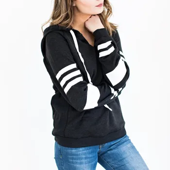 Girls Sweatshirts Autumn Long Sleeve Women's Tops Hooded Warm Striped Women's Clothing
Girls Sweatshirts Autumn Long Sleeve Women's Tops Hooded Warm Striped Women's Clothing