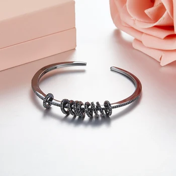 Fashion Moving Round Women Circle Cuff Bangle Zircon 925 Sterling Silver Bangle Women Wedding AP Jewelry Stackable Circle Bangle
Fashion Moving Round Women Circle Cuff Bangle Zircon 925 Sterling Silver Bangle Women Wedding AP Jewelry Stackable Circle Bangle