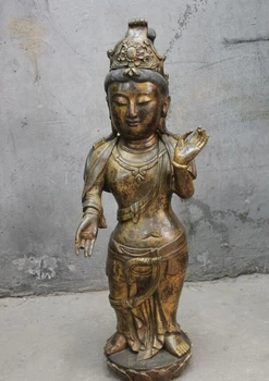 USPS to USA S1060 24 Tibet Buddhism Copper Bronze Guan Yin Kwan-yin Boddhisattva God Buddha Statue
USPS to USA S1060 24 Tibet Buddhism Copper Bronze Guan Yin Kwan-yin Boddhisattva God Buddha Statue