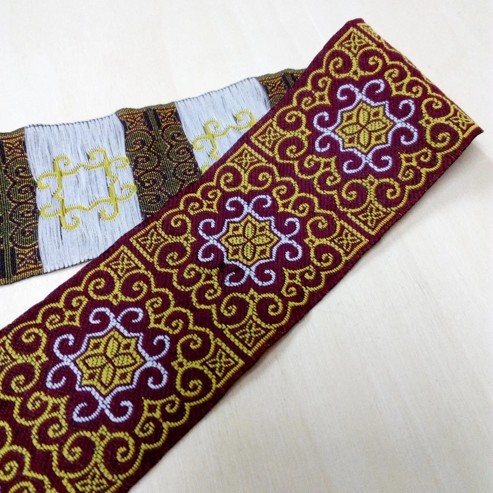 5cm 50mm Wine Yellow White Classic Miao Symbol Ethnic Bedding Lace Cos Costume Curtain Laciness National Jacquard Ribbon Webbing
5cm 50mm Wine Yellow White Classic Miao Symbol Ethnic Bedding Lace Cos Costume Curtain Laciness National Jacquard Ribbon Webbing