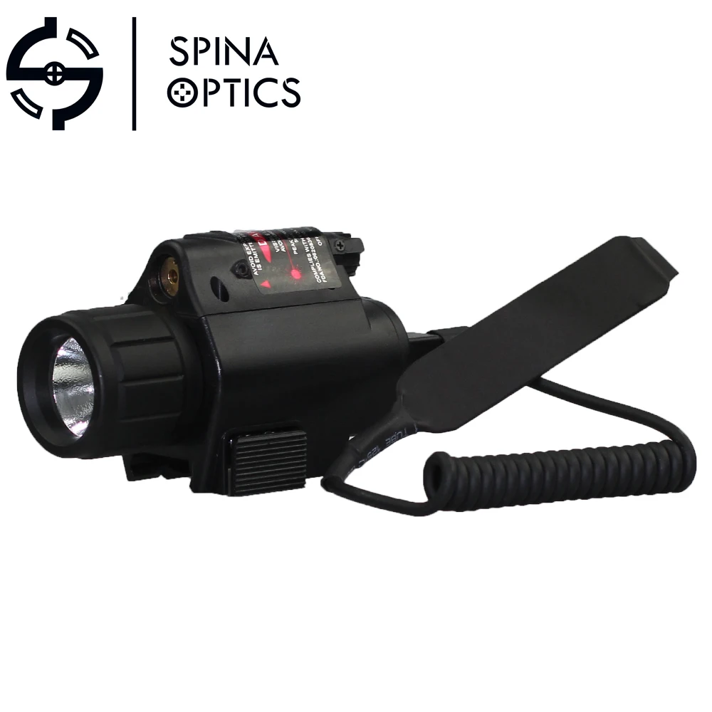 SPINA OPTICS Outdoor Laser sights LED 2 in 1 Tactical Combo Flashlight with Red Laser M6
SPINA OPTICS Outdoor Laser sights LED 2 in 1 Tactical Combo Flashlight with Red Laser M6