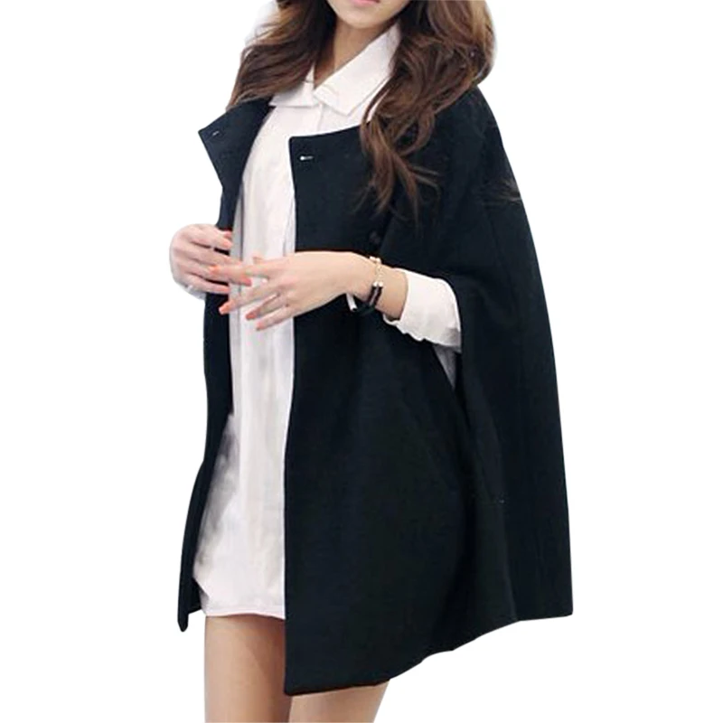 Women Batwing Wool Poncho Winter Warm Ladies Coat Jacket Loose Cloak Cape Parka Outwear
Women Batwing Wool Poncho Winter Warm Ladies Coat Jacket Loose Cloak Cape Parka Outwear