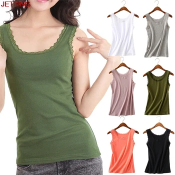 JETTING-6 Colors Women Sexy Lace Tank Tops Sleeveless Bodycon Temperament Vest Summer Fashion Lace Camisole Tops 1PCS 2017 New
JETTING-6 Colors Women Sexy Lace Tank Tops Sleeveless Bodycon Temperament Vest Summer Fashion Lace Camisole Tops 1PCS 2017 New