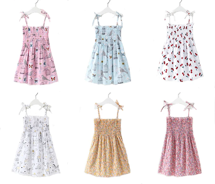 2020 New Summer Baby Fashion Princess Floral Backless Sling Dress Girls Clothing Children Clothes Dresses 2020 New Summer Baby Fashion Princess Floral Backless Sling Dress Girls Clothing Children Clothes Dresses