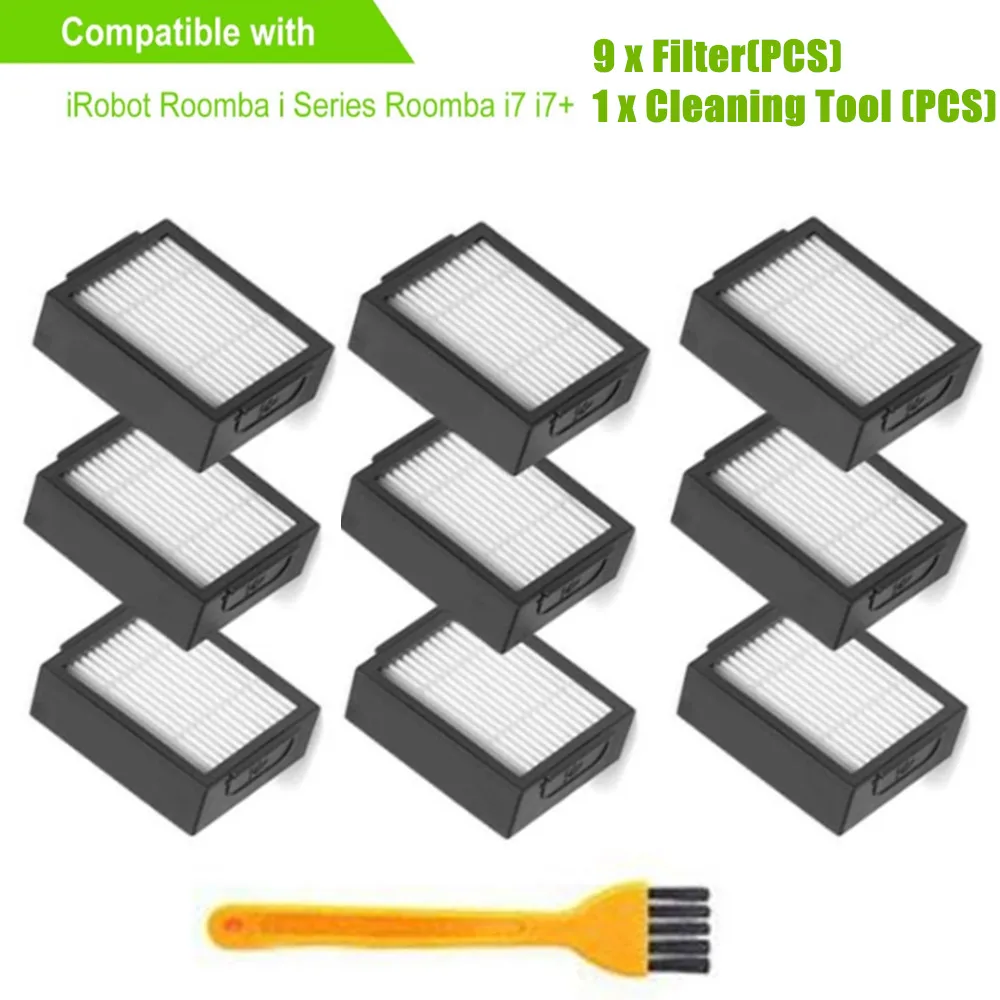 10pcs/lot Filter for iRobot Roomba I Series E Series Sweeping Robot Accessories for iRobot i7 E5 E6 Replacement Filters
10pcs/lot Filter for iRobot Roomba I Series E Series Sweeping Robot Accessories for iRobot i7 E5 E6 Replacement Filters