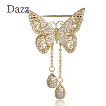 Dazz Shiny Butterfly Brooches Women Girls Dress Clothes Decoration Full Rhinestones Pendant Insect Brooch Pins Copper Jewelry
Dazz Shiny Butterfly Brooches Women Girls Dress Clothes Decoration Full Rhinestones Pendant Insect Brooch Pins Copper Jewelry