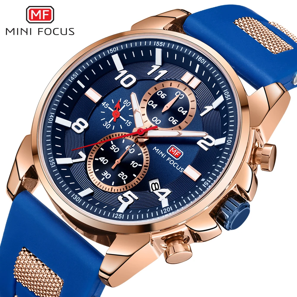 MINI FOCUS Gold Fashion Sports Watch Men Luxury Brand Analog Men's Watches Quartz Watches Man Clock Chronograph Silicone Strap
MINI FOCUS Gold Fashion Sports Watch Men Luxury Brand Analog Men's Watches Quartz Watches Man Clock Chronograph Silicone Strap
