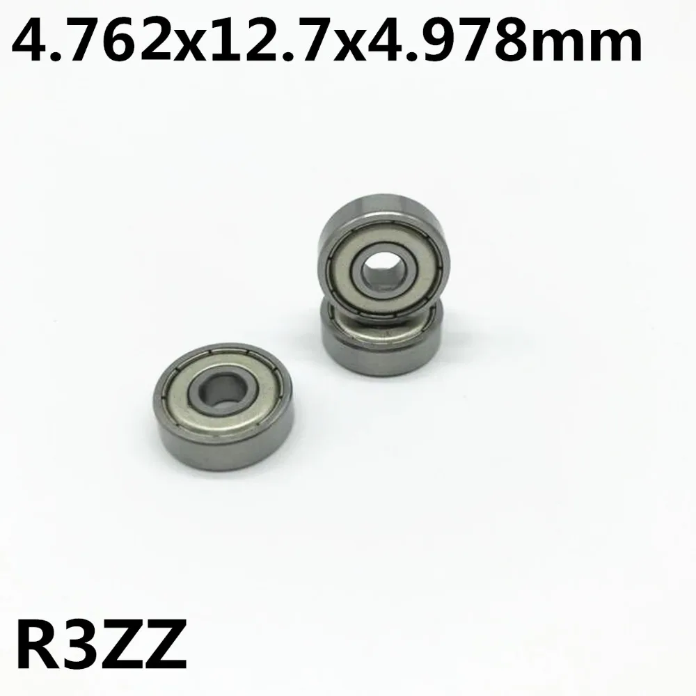 

10pcs R3ZZ 4.762*12.7*4.978mm 3/16 x 1/2 x 0.196 inch Deep groove ball bearing Miniature bearing High qualit R3