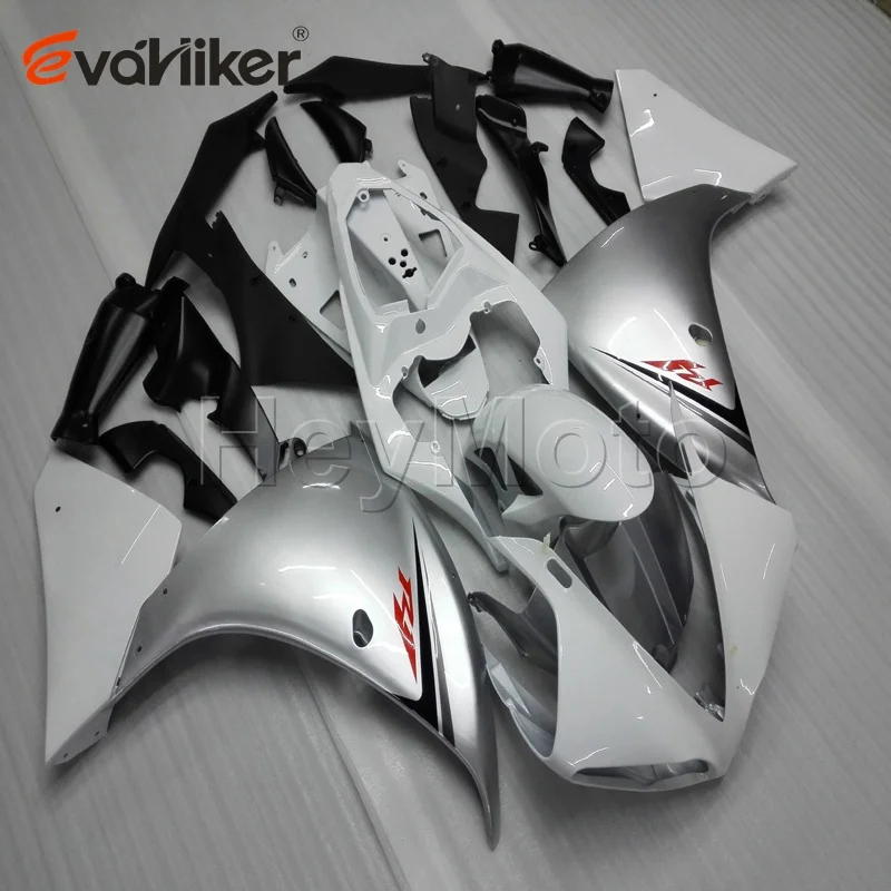 

motorcycle bodywork kit for YZFR1 2009 2010 2011 2010 white silver YZF R1 09 10 10 ABS plastic motor Fairings kit H3