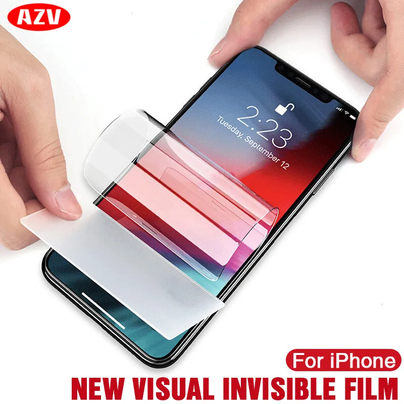 Full Cover Soft Hydrogel Film For iphone 6 6S 7 8 Plus X XS XR XS max Screen Protector On For iphone 6 7 8 X XR film not glass
Full Cover Soft Hydrogel Film For iphone 6 6S 7 8 Plus X XS XR XS max Screen Protector On For iphone 6 7 8 X XR film not glass