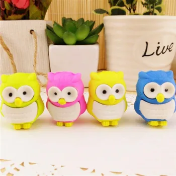 1 Pcs/lot Cartoon Novelty 3D Owl Shape Rubber Eraser Creative Kawaii Stationery party supplies Gift For Kids
1 Pcs/lot Cartoon Novelty 3D Owl Shape Rubber Eraser Creative Kawaii Stationery party supplies Gift For Kids