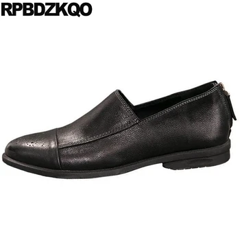 european runway vintage men brown genuine leather shoes new british style brand flats black high quality brogue luxury retro
european runway vintage men brown genuine leather shoes new british style brand flats black high quality brogue luxury retro