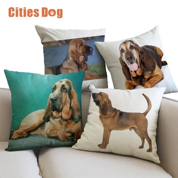 Decorative Cushion Pillows cojines coussin decoracion para el hogar linen Bloodhound DOG 45x45cm throw Car Pillow almofada
Decorative Cushion Pillows cojines coussin decoracion para el hogar linen Bloodhound DOG 45x45cm throw Car Pillow almofada