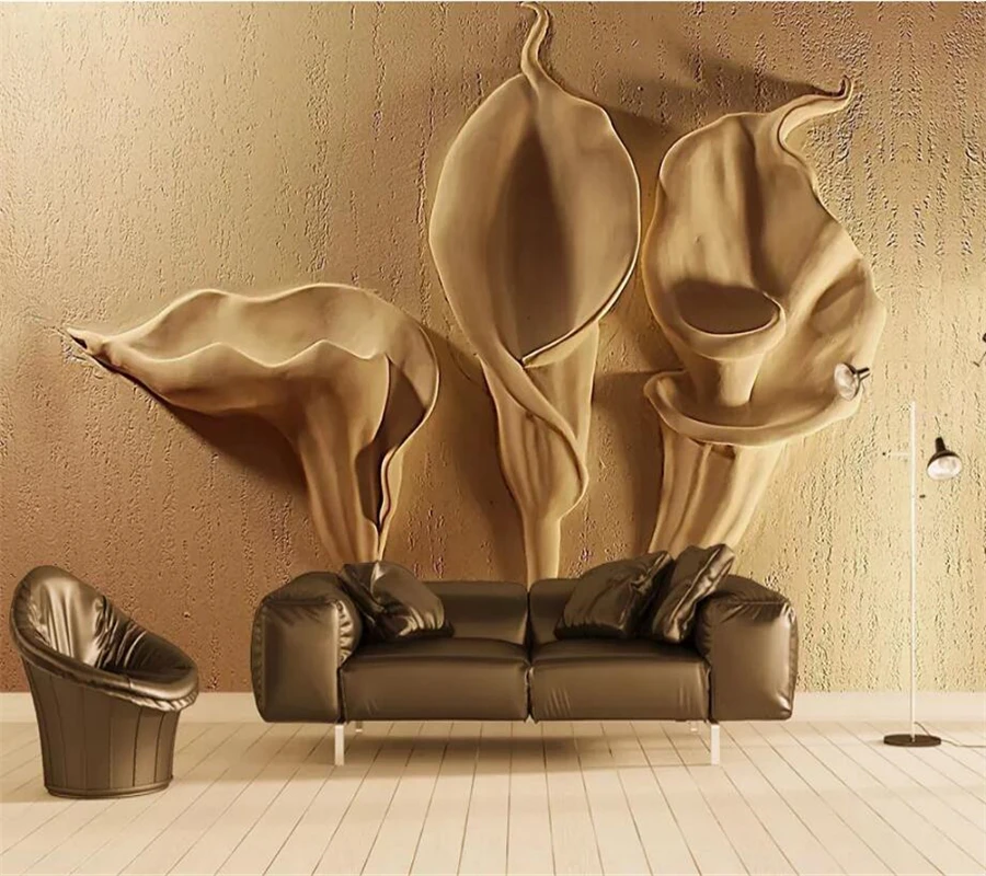 beibehang Custom wallpaper 3D gold embossed calla lily living room bedroom background 5d painting papel de parede 8d wallpapers
beibehang Custom wallpaper 3D gold embossed calla lily living room bedroom background 5d painting papel de parede 8d wallpapers