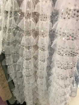 French African Mesh Lace Fabric DiuDiu-7224 with sequins Embroidered Net Lace for party dress
French African Mesh Lace Fabric DiuDiu-7224 with sequins Embroidered Net Lace for party dress