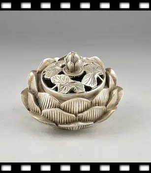 Chinese Silver Vintage Hand Hammered Old Flower Incense Burner Good Home Decorate
Chinese Silver Vintage Hand Hammered Old Flower Incense Burner Good Home Decorate