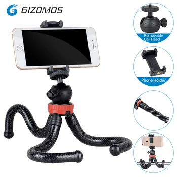 GIZOMOS GP-03ST Flexible Mini Phone Stand Tabletop Octopus Tripod For Smartphone Mirrorless Camera With Ball Head/Phone Hold
GIZOMOS GP-03ST Flexible Mini Phone Stand Tabletop Octopus Tripod For Smartphone Mirrorless Camera With Ball Head/Phone Hold