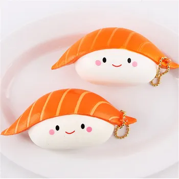 Salmon Sushi Eric Squeeze Slow Rising Jumbo Cell Phone Key Chain Strap Pendant Roll Squishes PU Cute Toys
Salmon Sushi Eric Squeeze Slow Rising Jumbo Cell Phone Key Chain Strap Pendant Roll Squishes PU Cute Toys