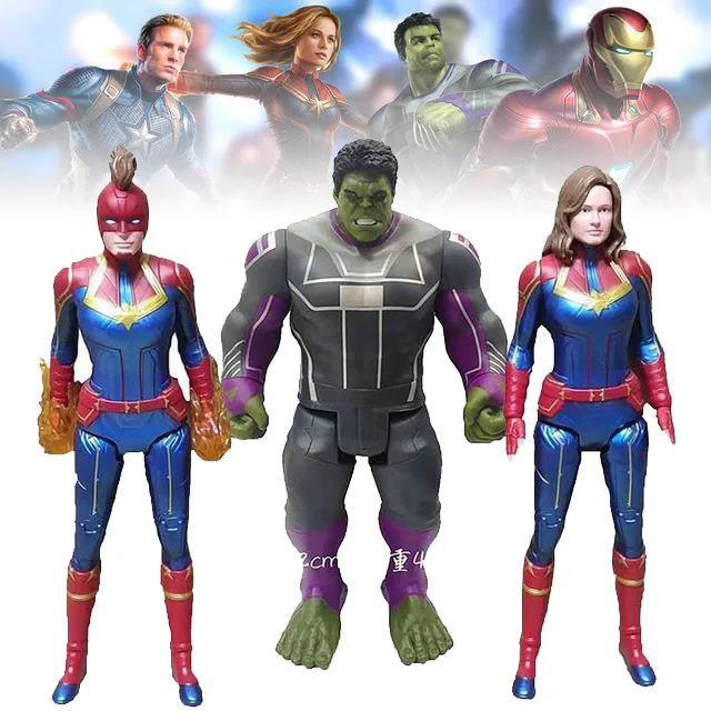 Action Avengers Endgame figures 30CM PVC Model Toy HULK CAPTIAN MARVEL with battle suit Collector Gift Toys Super Hero Avengers
Action Avengers Endgame figures 30CM PVC Model Toy HULK CAPTIAN MARVEL with battle suit Collector Gift Toys Super Hero Avengers
