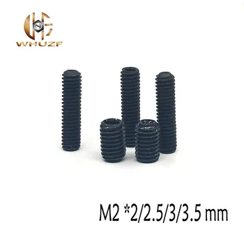50PCS Metric Thread groove M2 *2/2.5/3/3.5 mm black Inner Hexagon Hex Socket Cup End M Top Thread Headless Screw Bolt
50PCS Metric Thread groove M2 *2/2.5/3/3.5 mm black Inner Hexagon Hex Socket Cup End M Top Thread Headless Screw Bolt