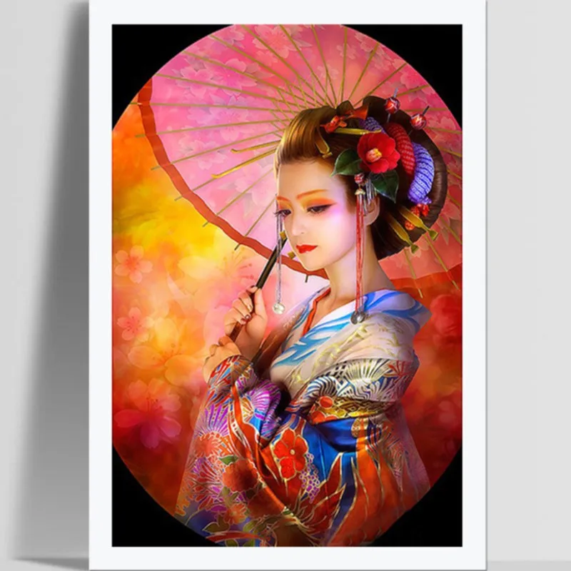 5D Beautiful Japanese Girl Diamond Painting Japan Geisha Girl Embroidery Painting Rhinestone Pasted DIY Beauty Face Cross Stitch
5D Beautiful Japanese Girl Diamond Painting Japan Geisha Girl Embroidery Painting Rhinestone Pasted DIY Beauty Face Cross Stitch