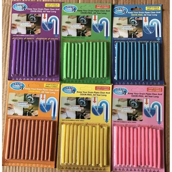 12Pcs/set Sani Sticks Sewer Cleaning Tools Oil Decontamination Kitchen Toilet Bathtub Drain Hair Cleaner Sewer Cleaning Rod
12Pcs/set Sani Sticks Sewer Cleaning Tools Oil Decontamination Kitchen Toilet Bathtub Drain Hair Cleaner Sewer Cleaning Rod