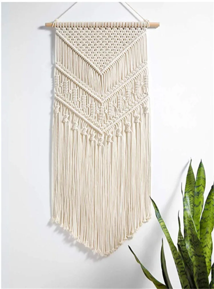 New Handmade Bohemian Macrame Wall Hanging Tapestry Hand Knotted Wall Art Tapisserie Boho Home Room Decoration Accessories tapiz
New Handmade Bohemian Macrame Wall Hanging Tapestry Hand Knotted Wall Art Tapisserie Boho Home Room Decoration Accessories tapiz