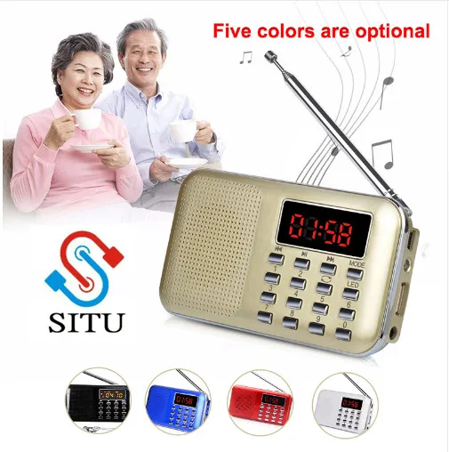 Mini L-218 Digital LCD MP3 Radio Speaker Player Support TF Card USB with LED Flashlight Function Portable Radio FM/AM Speaker
Mini L-218 Digital LCD MP3 Radio Speaker Player Support TF Card USB with LED Flashlight Function Portable Radio FM/AM Speaker