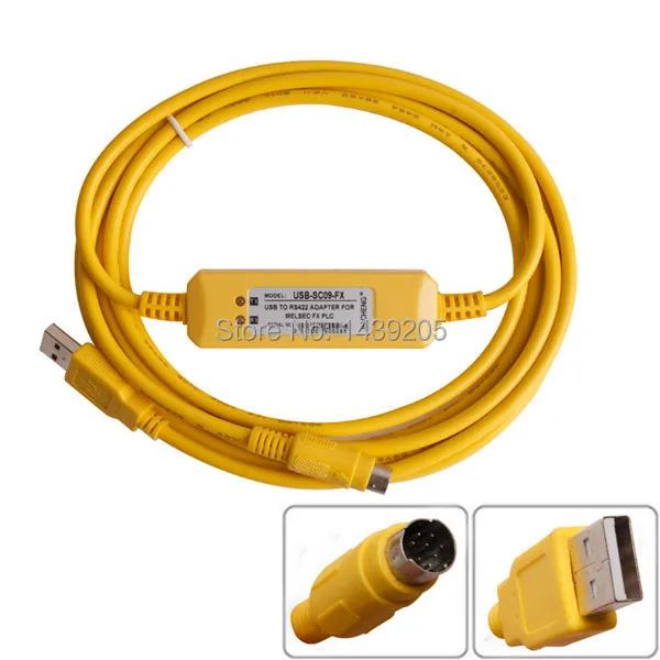 USB-SC09-FX PLC Programming Cable For Mitsubishi compatible FX-USB-AW Immunity FX2N/FX1N/FX0/FX0N/FX0S/FX1S/FX3U
USB-SC09-FX PLC Programming Cable For Mitsubishi compatible FX-USB-AW Immunity FX2N/FX1N/FX0/FX0N/FX0S/FX1S/FX3U